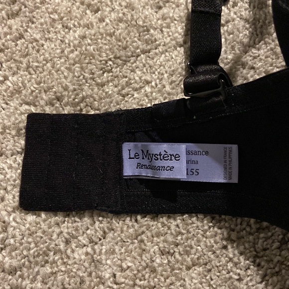 Le Mystere Carina Convertible Black Bra Size 34F - Picture 12 of 13